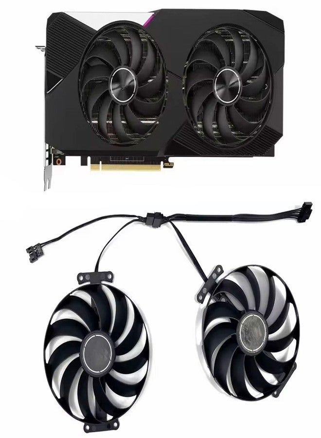 LTANDBR مروحة تبريد بطاقة الرسوميات RTX3070 3060Ti من ASUS GeForce 2PCS 95mm 7PIN T129215SU FDC10U12S9-C 12V 0.5A - Image 1