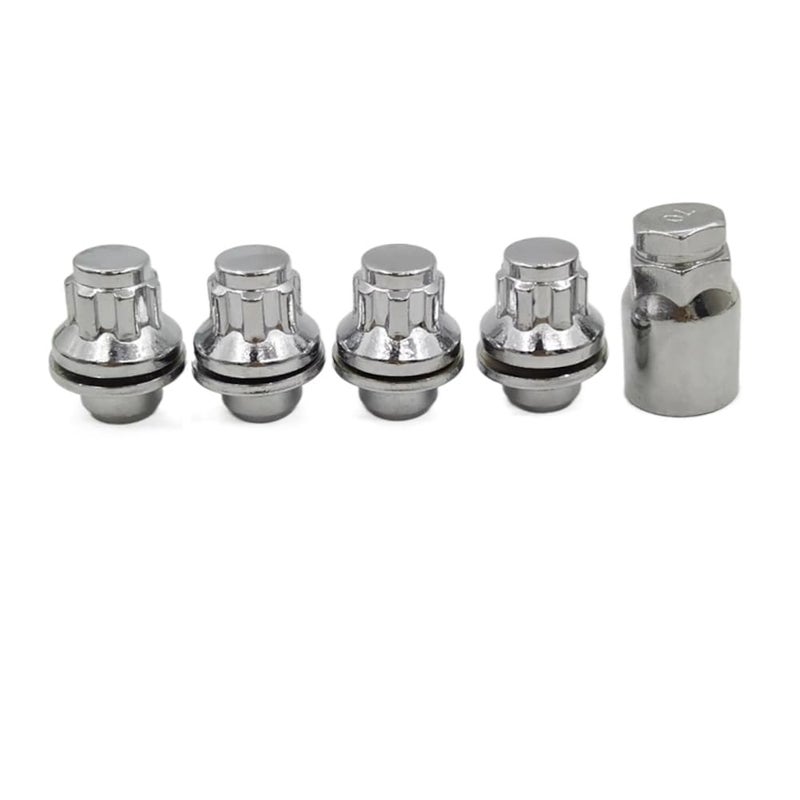 DSkoiph DSparts Chrome Wheel Locks for Lexus Toyota - Image 1