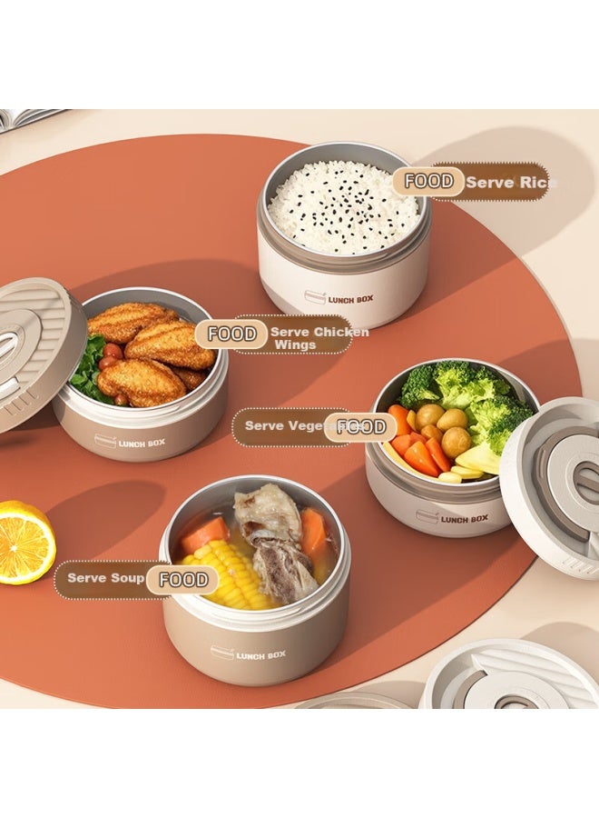 Cookss Insulated Stainless Steel Lunch Box 316 Portable Multi-layer Bento Box For Office Workers And Students - Image 2
