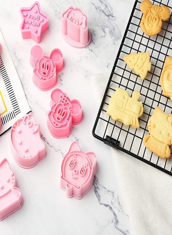 KAISHANE 2pcs Cartoon Mouse Cookie Cutters Cake Baking Sugarcraft Crafts Mold Bakeware-plastic - Image 3