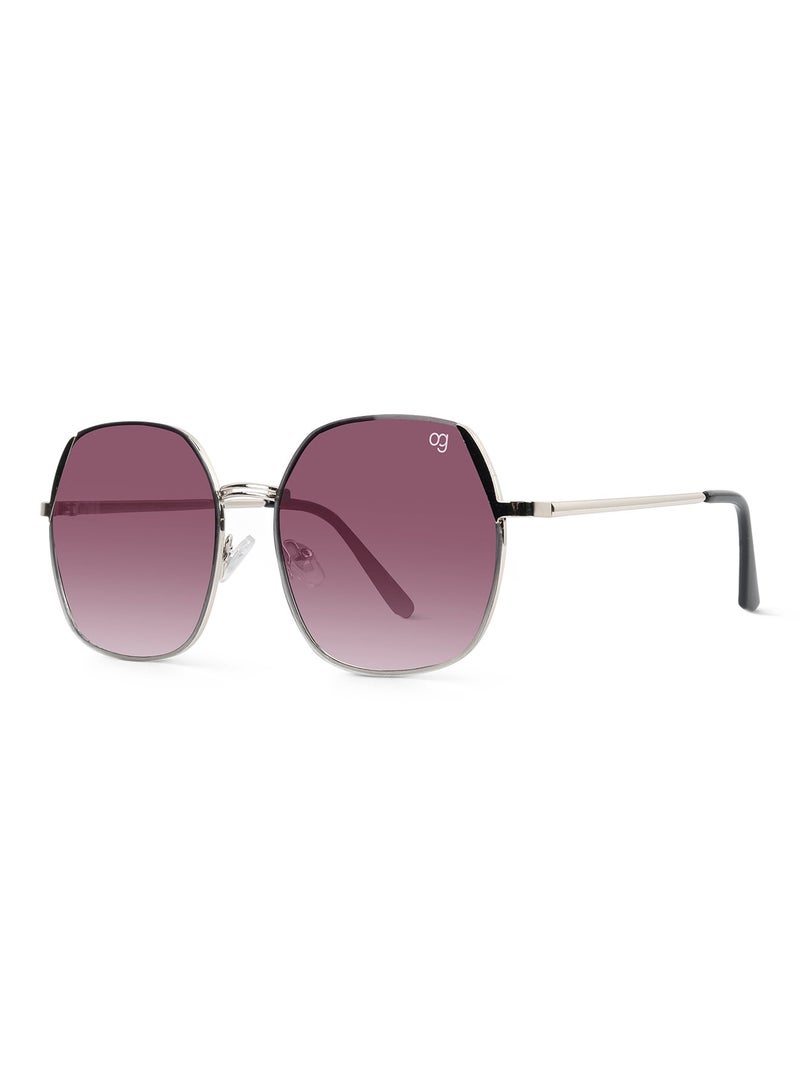 Woggles Latest & Stylish UV Protected Glow Purple Round Sunglasses for Men & Women - Image 5