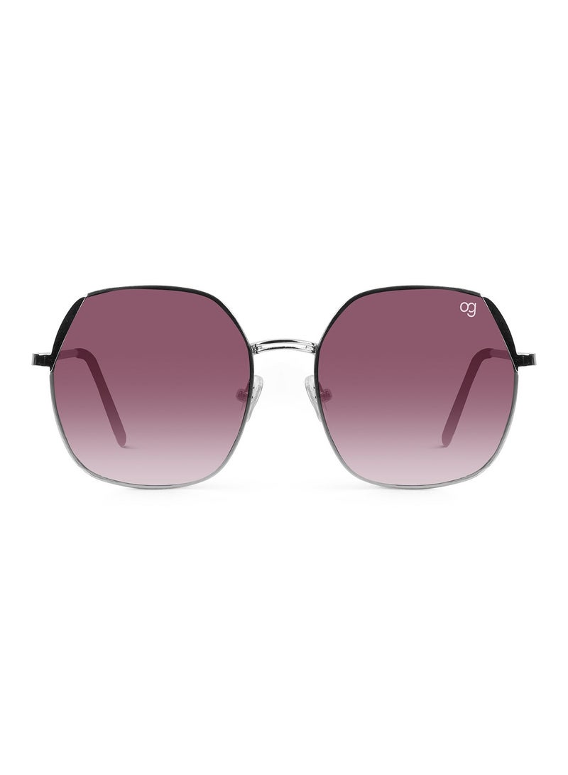Woggles Latest & Stylish UV Protected Glow Purple Round Sunglasses for Men & Women - Image 4
