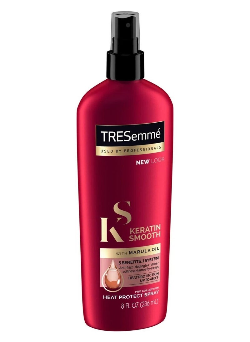 TRESemmé - New  Keratin Smooth Heat Protect Spray With Marula Oil 236 ml - Image 1