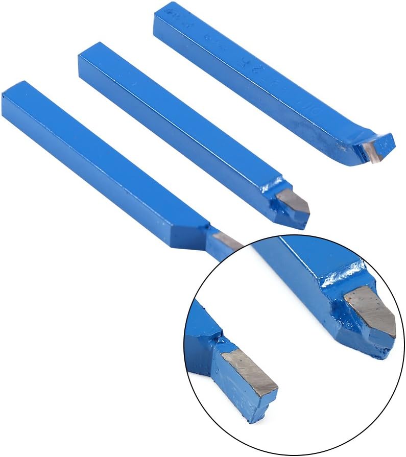 11pcs 8x8mm Carbide Tipped Lathe Tools Set, Turning Tool Kit with High Hardness and Wear Resistance, Grooving Cutter for General Semi Automatic Automatic Lathes - Image 4
