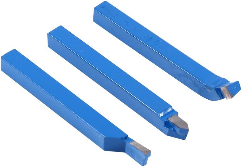 11pcs 8x8mm Carbide Tipped Lathe Tools Set, Turning Tool Kit with High Hardness and Wear Resistance, Grooving Cutter for General Semi Automatic Automatic Lathes - Image 5