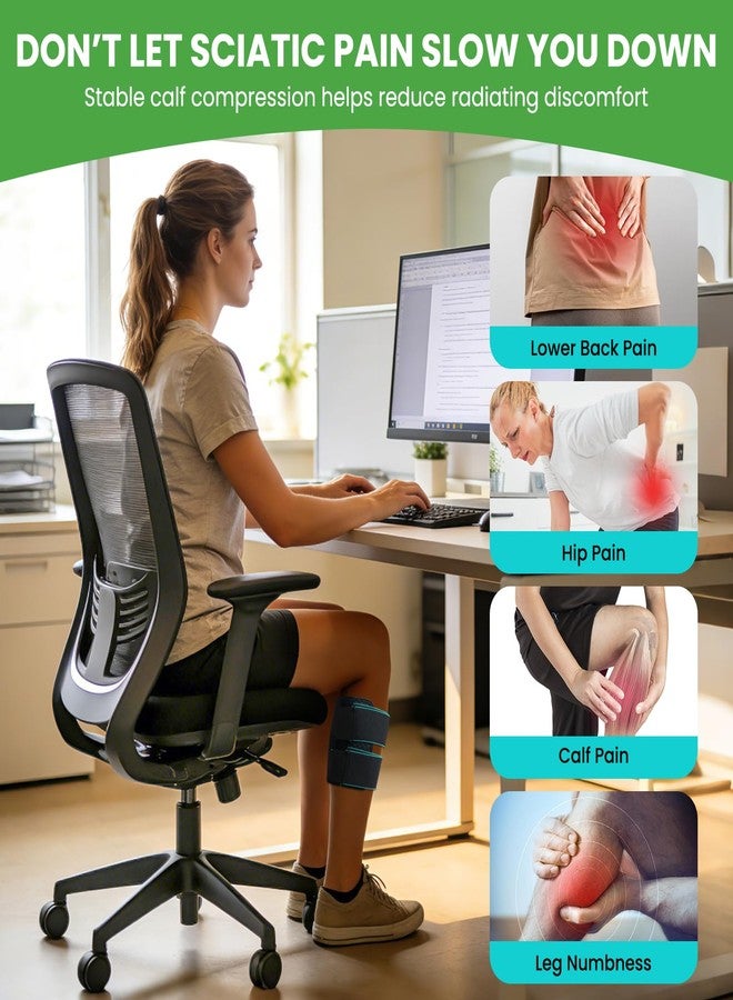 JNATER Sciatica Pain Relief Devices - Sciatic Nerve Brace with Dual Adjustable Pressure Pads Targeted Compression, Sciatica Brace For Sciatic Nerve Pain, Lower Back, Hip & Knee - Unisex - Image 2