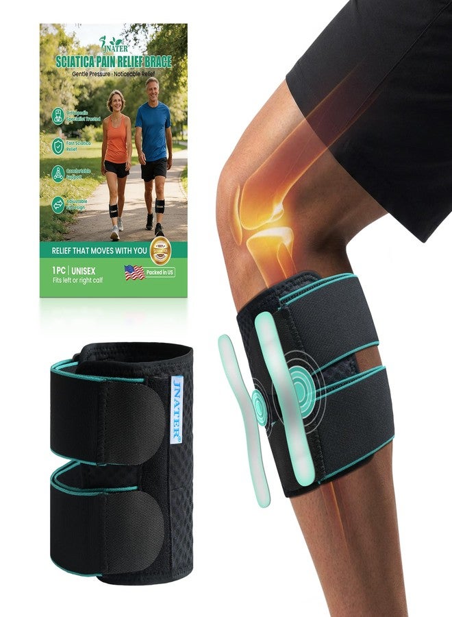 JNATER Sciatica Pain Relief Devices - Sciatic Nerve Brace with Dual Adjustable Pressure Pads Targeted Compression, Sciatica Brace For Sciatic Nerve Pain, Lower Back, Hip & Knee - Unisex - Image 1