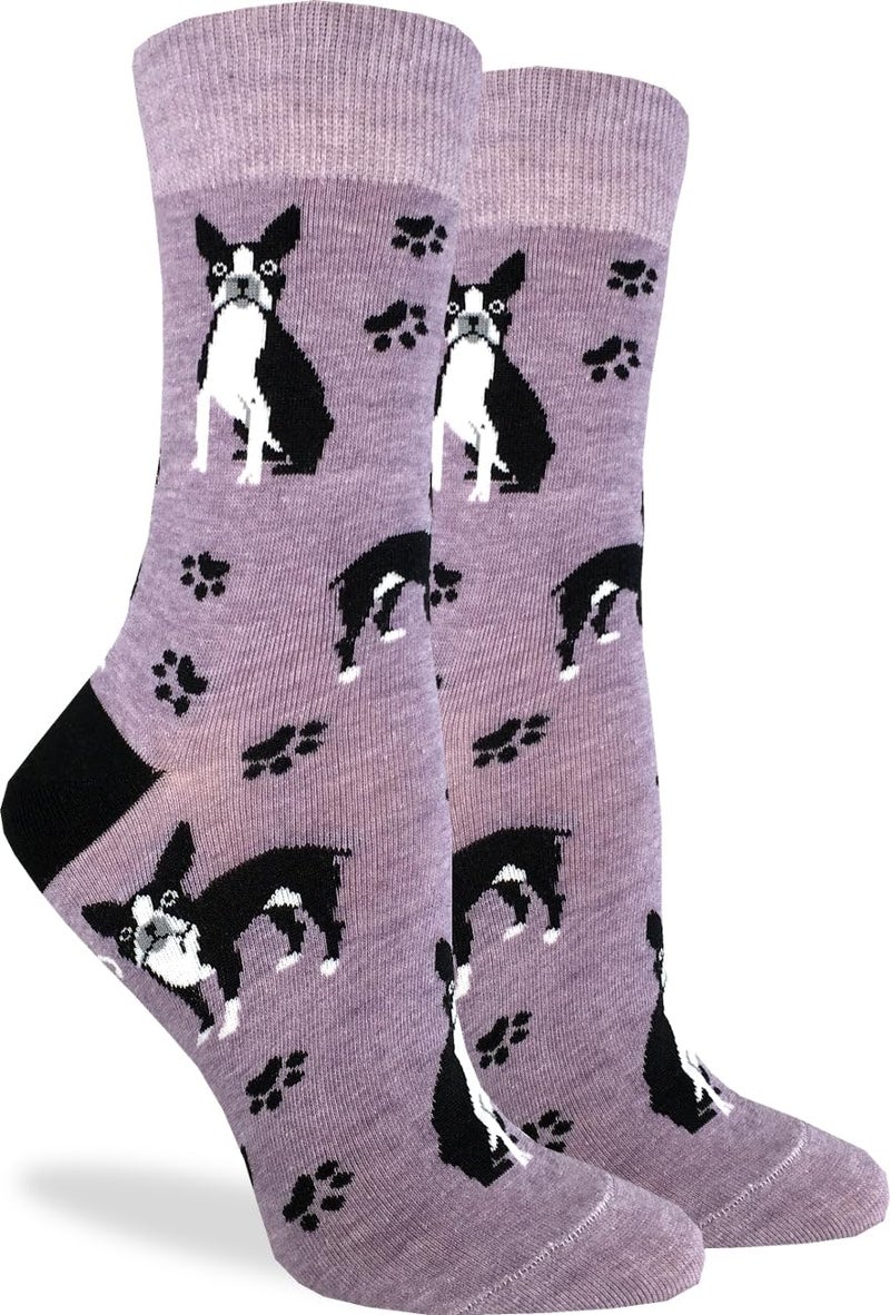 Good Luck Sock Women's Boston Terrier Dog Socks, Adult, Shoe Size 5-9 - Image 3