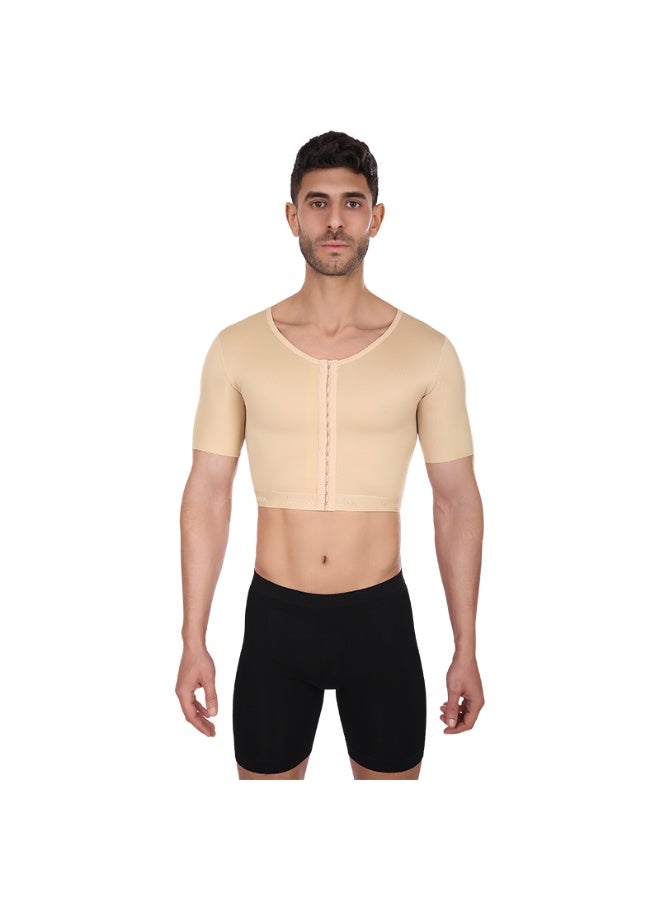 Sedra Shapely Men's medical corset, soft and flexible material, restores your comfort and hides any sagging, medical corset, beige, small size XS - Image 1