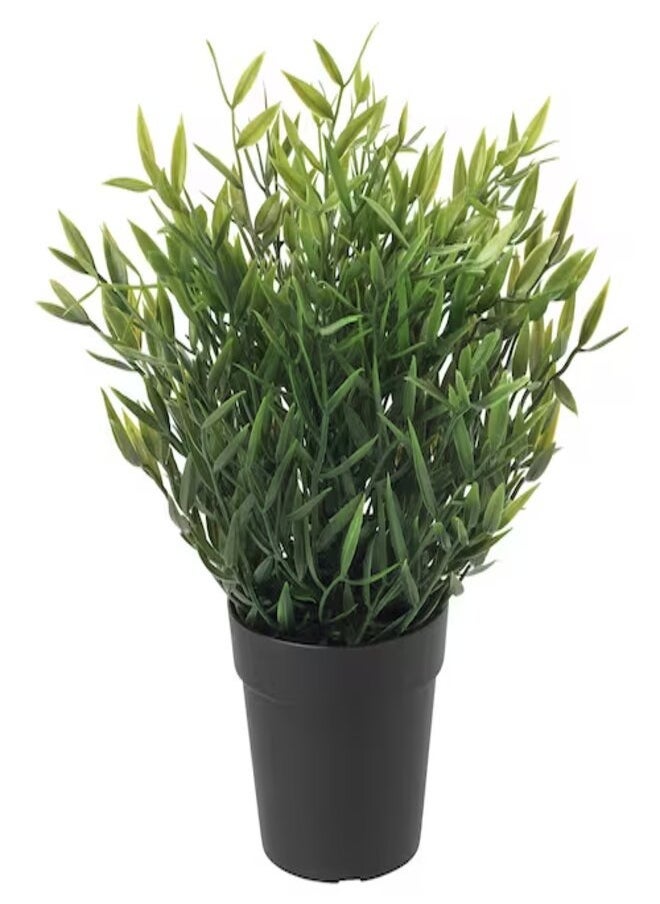 FEJKA Artificial potted plant in and outdoor House bamboo 9cm  - Image 2