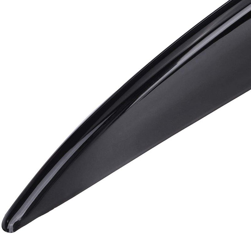 Yurefax 2PCS ABS Car Black Rear Bumper Spoiler Canards - Image 4