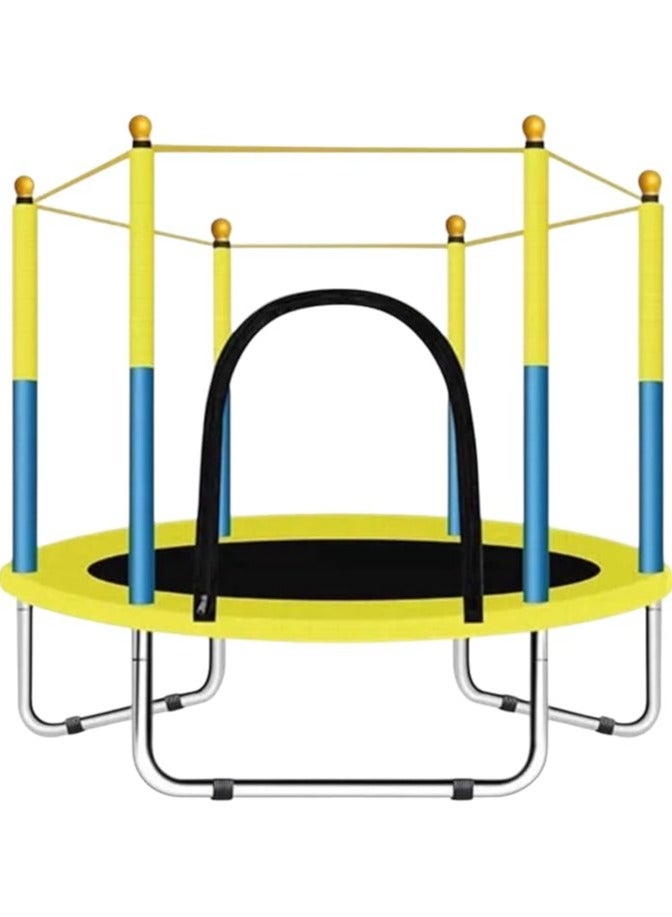 Generic Portable Trampoline for Kids 140cm/160cm Trampoline Trampoline - Trampoline, Anti-Collision Foam for Jumping and Indoor Trampoline Activities