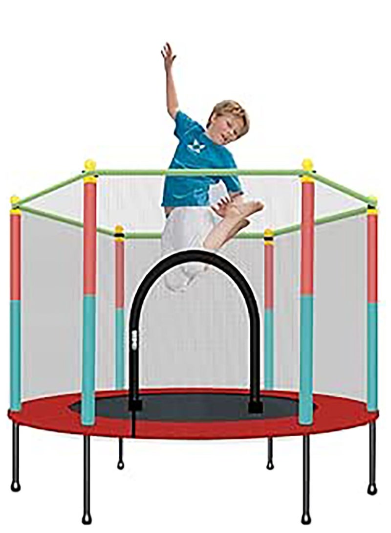 ترامبولين محمول للأطفال 140 سم/160 سم ترامبولين - ترامبولين، رغوة مضادة للتصادم للقفز وأنشطة الترامبولين الداخلية
