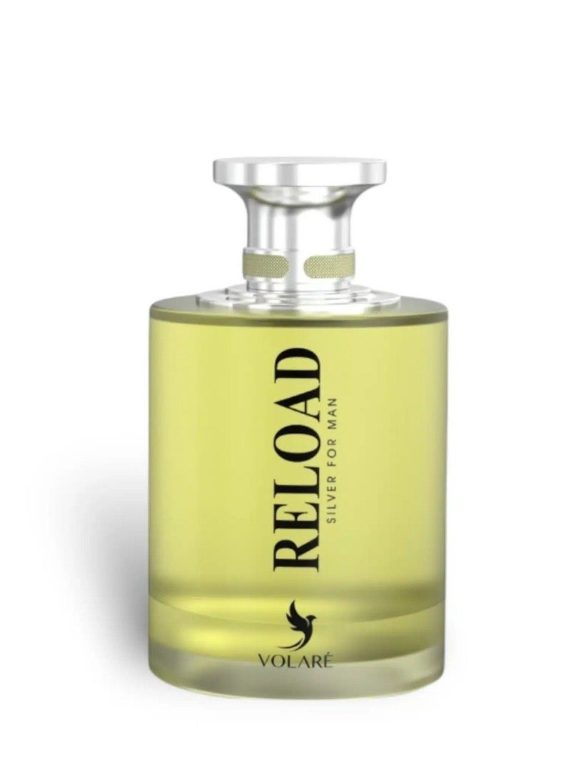 Reload Silver EDP for men ( Inspired by Hugo Boss Bottled ) -100ml