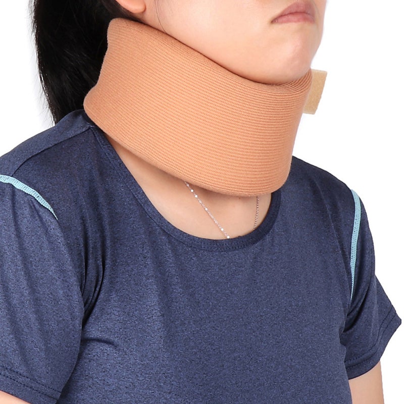 Neck Brace: Soft Comfortable Foam Support Neck Collar - Pain Relief Neck Support for Neck Pain Sufferers, Home & Daily Use - Image 1