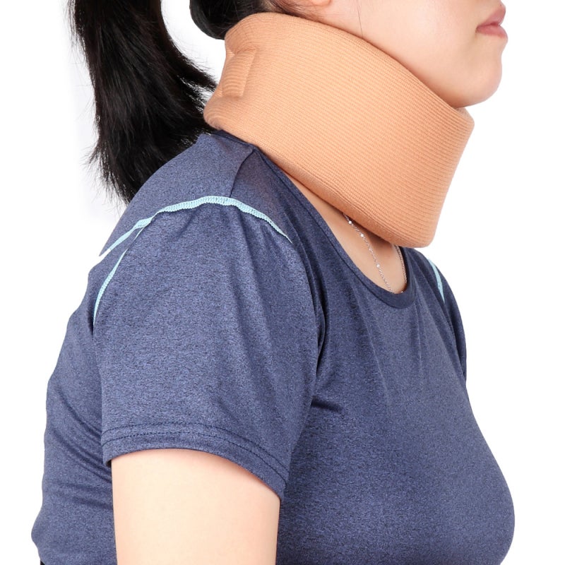 Neck Brace: Soft Comfortable Foam Support Neck Collar - Pain Relief Neck Support for Neck Pain Sufferers, Home & Daily Use - Image 2