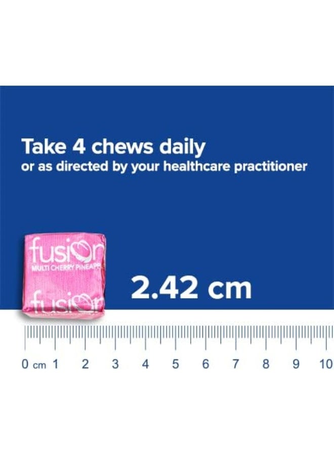 Bariatric Fusion فيتامينات متعددة لمرضى السمنة | نكهة الكرز والأناناس | مضغ لمرضى ما بعد جراحة السمنة بما في ذلك تحويل مسار المعدة واستئصال المعدة بالمنظار | 60 حبة | إمداد لشهر واحد - Image 4