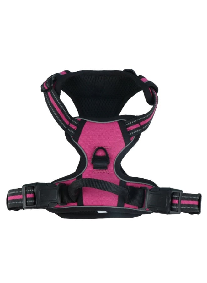 Dog Harness for Large Dogs No Pull,  Dog Walking Harness with Reflective Adjustable Soft Padded Vest and Easy Control Handle, No-Choke Pet Harness with 2 Metal Rings - Image 1