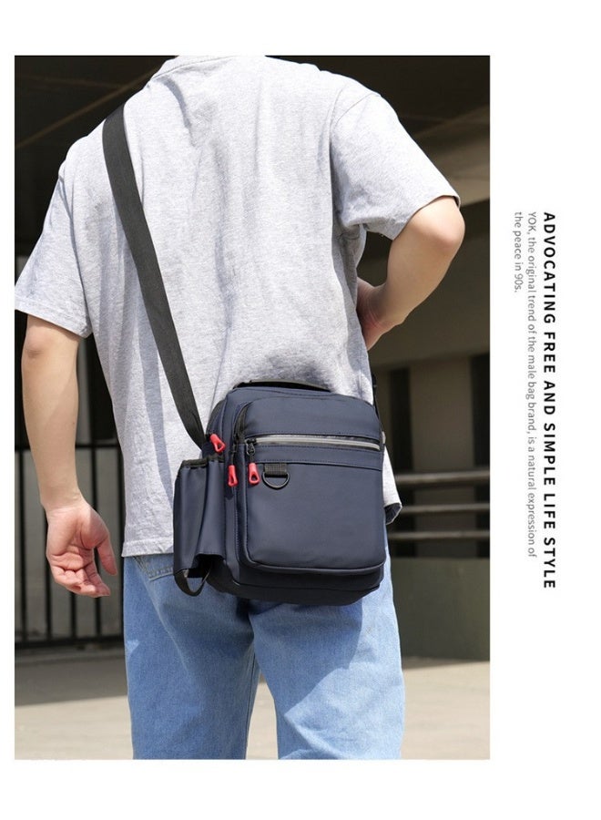 كيفية حقيبة كروس بودي للرجال، أنيقة ومتعددة الاستخدامات، حقيبة كتف كاجوال للعمل والتنقل والأعمال والسفر مع مقاومة للماء. - Image 3