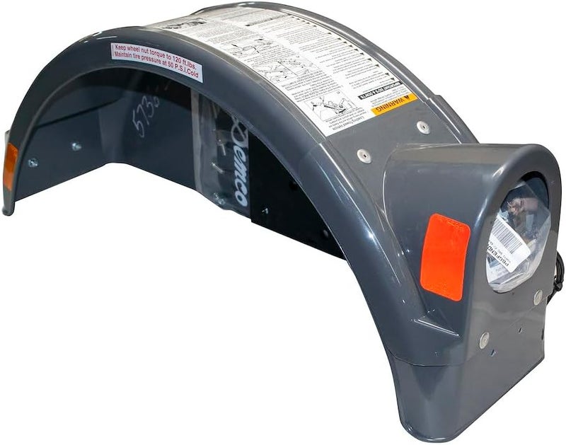 Demco 5736 Left Fender Assembly for RV KarKaddy Trailer - Image 1