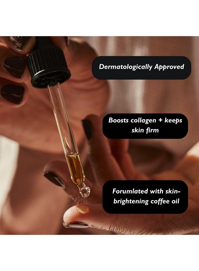 UpCircle Organic Face Serum With Coffee Oil 1oz - Vitamin C, Rosehip Oil Fades Dark Spots + Sea Buckthorn Keeps Skin Supple - Natural Hydrating Facial Oil - Vegan + Cruelty-Free - Image 2