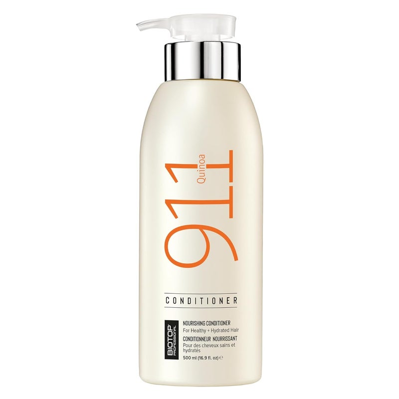 Biotop Professional 911 Quinoa Hair Conditioner - Hydrating Conditioner for Hair Health + Frizz Control - Repairing, pH Balancing & Nourishing Treatment for Dry Ends - (33.8oz/1 L)