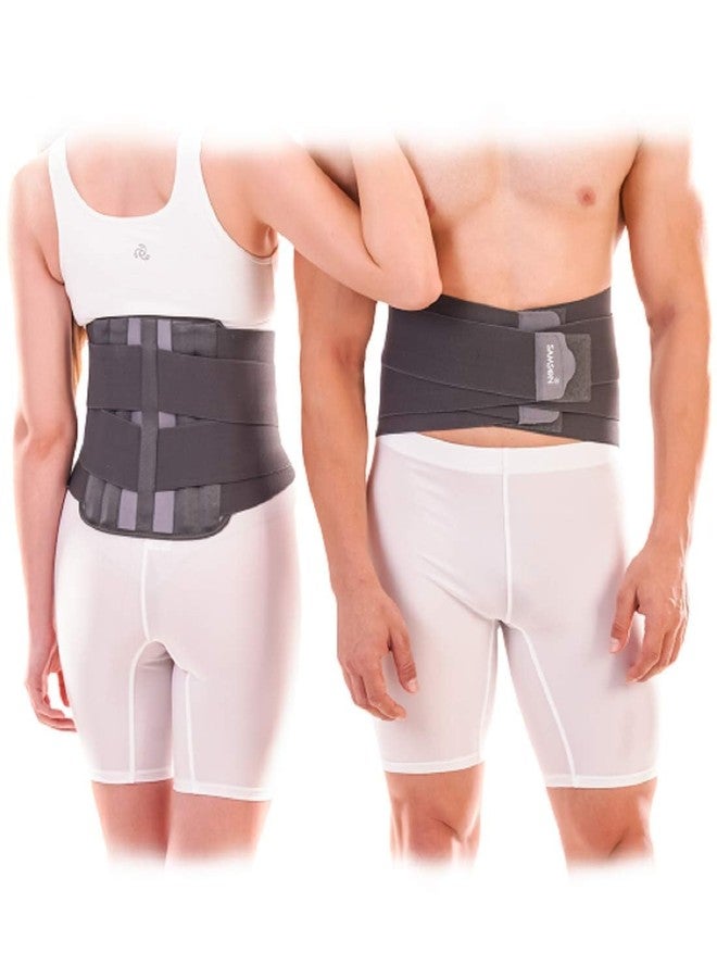Samson Orthotics Contoured Lumbo Sacral Support Belt for Spinal, Acute and Chronic Lower Back Pain, Spondylosis, Osteoporosis, Slip Disc, Post Diskectomy Care for Women and Men (Large) - Image 1