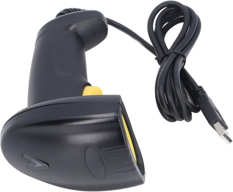 ماسح باركود محمول باتصال سلكي عبر USB ومستشعر صور CMOS - قارئ باركود أحادي الأبعاد (1D) وثنائي الأبعاد (2D) متوافق مع أنظمة التشغيل OS X، Linux، Android، وiOS - مصنوع من مادة ABS - Image 2