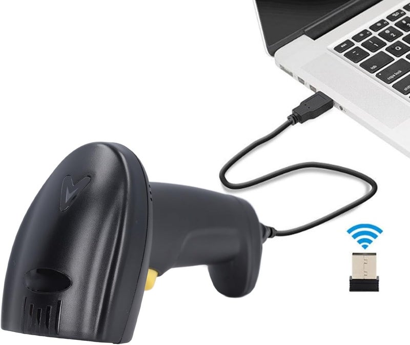 ماسح باركود محمول باتصال سلكي عبر USB ومستشعر صور CMOS - قارئ باركود أحادي الأبعاد (1D) وثنائي الأبعاد (2D) متوافق مع أنظمة التشغيل OS X، Linux، Android، وiOS - مصنوع من مادة ABS - Image 5