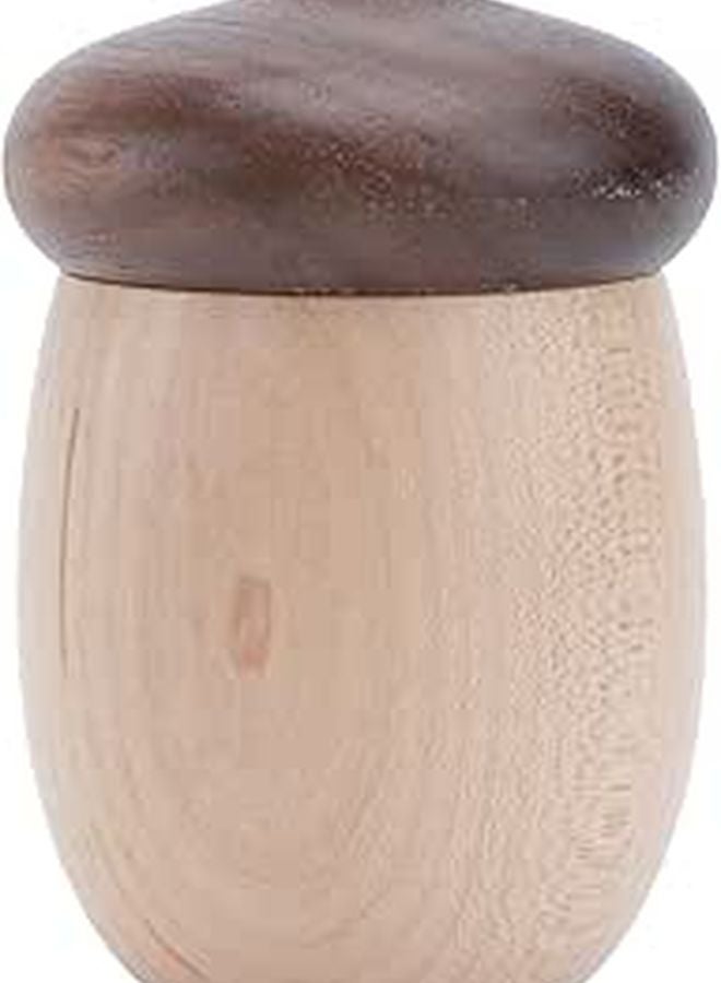 Black Walnut Toothpick Holder Dispenser 5cm Diameter 8cm Height Kitchen Storage Case - Image 1