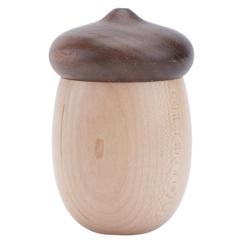Black Walnut Toothpick Holder Dispenser 5cm Diameter 8cm Height Kitchen Storage Case - Image 2