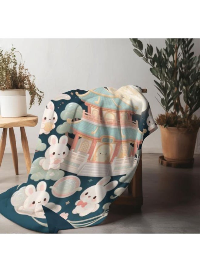 عام بطانية رقيقة من الفانيلا الكرتونية للأطفال والرضع (دافئة ومريحة، ومناسبة للنوم والألعاب) 70 سم * 100 سم - Image 3