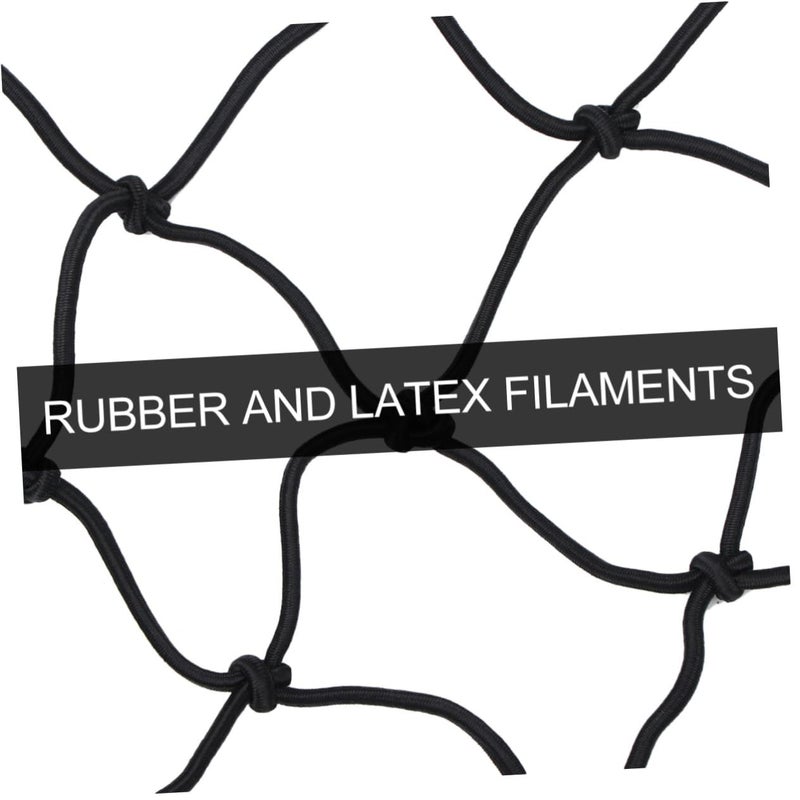 2PCS Heavy Duty Motorcycle Luggage Mesh Net with Adjustable Helmet Straps - Image 3