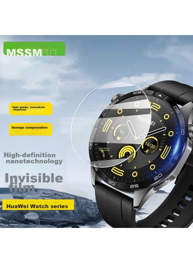 Mssm Full Screen Protective Film For Huawei Watch Gt5, Compatible With Gt4/3/2pro/watch3pro, Nano Film, High Definition Anti-scratch Watch Screen Protector 2-pack - Image 1