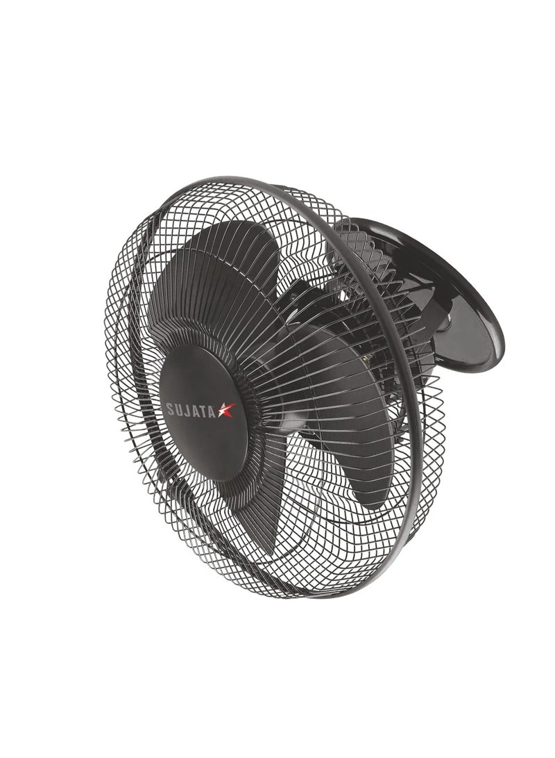Sujata Cabin Fan | 2 Year Warranty | 280 mm, 2300 RPM Motor | 100% Copper Winding Motor | High Speed Cabin Fan, Compact Multi Purpose Fan for Wall Mounted and Ceiling Use (SCF2700 HS Black) - Image 1