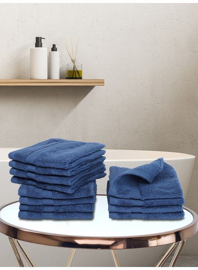 Bianca Ultra Soft Zero Twist 100% Cotton Towel (Hygro Tech) 12Pc Face Towel (Paradiso) Super Absorbent Fluffy Aerocore Organic Technology For Men Women Gym Kitchen Solidnavy - Image 2