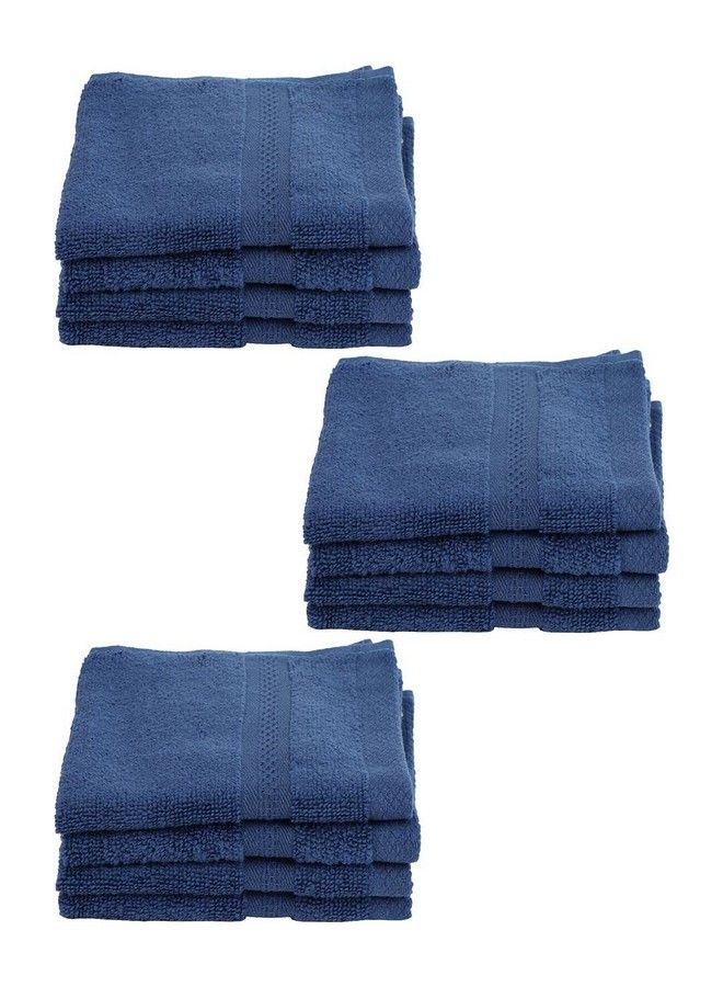 Bianca Ultra Soft Zero Twist 100% Cotton Towel (Hygro Tech) 12Pc Face Towel (Paradiso) Super Absorbent Fluffy Aerocore Organic Technology For Men Women Gym Kitchen Solidnavy - Image 3