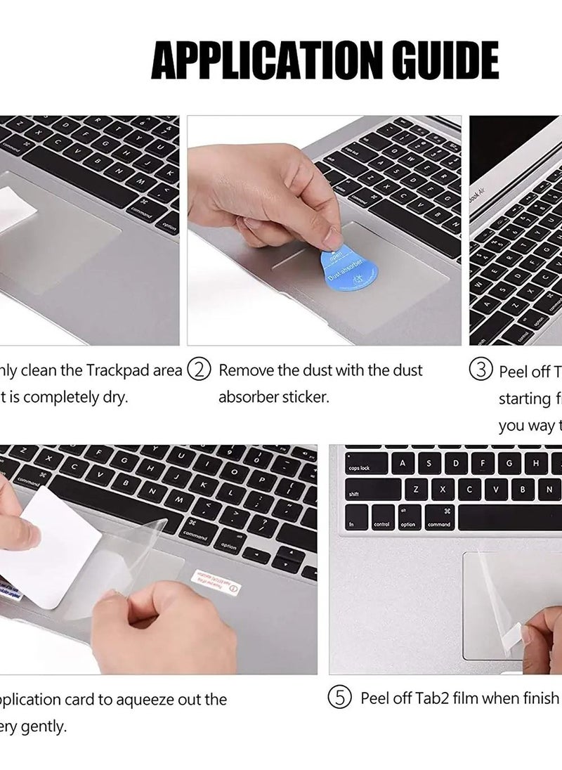 Generic - 2 Pack MacBook Pro 16 inch 2021--2024 Trackpad Protector Skin,Anti-Scratch Touchpad Cover Compatible Apple Laptop with Touch ID M4 M3 M2 M1 Pro/Max A3403 A3186 A2991 A2780 A2485 - Image 1