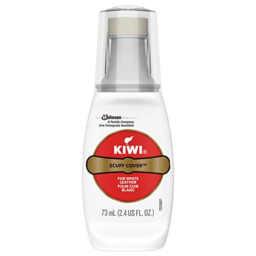 KIWI Scuff Cover, White, 2.4 oz (1 Bottle with Sponge Applicator) - Image 1