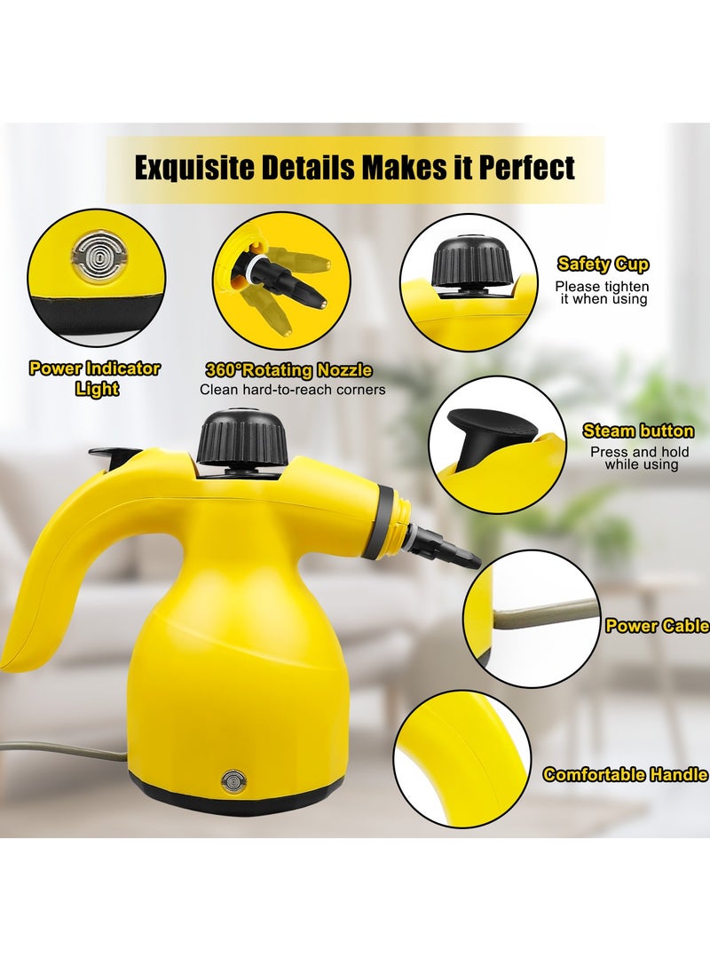Necomi Portable handheld steam cleaner, multifunctional high pressure steam cleaner, high temperature pressurized steam cleaner for home kitchen, bathroom, car windows, sofa and so on.  - Image 2