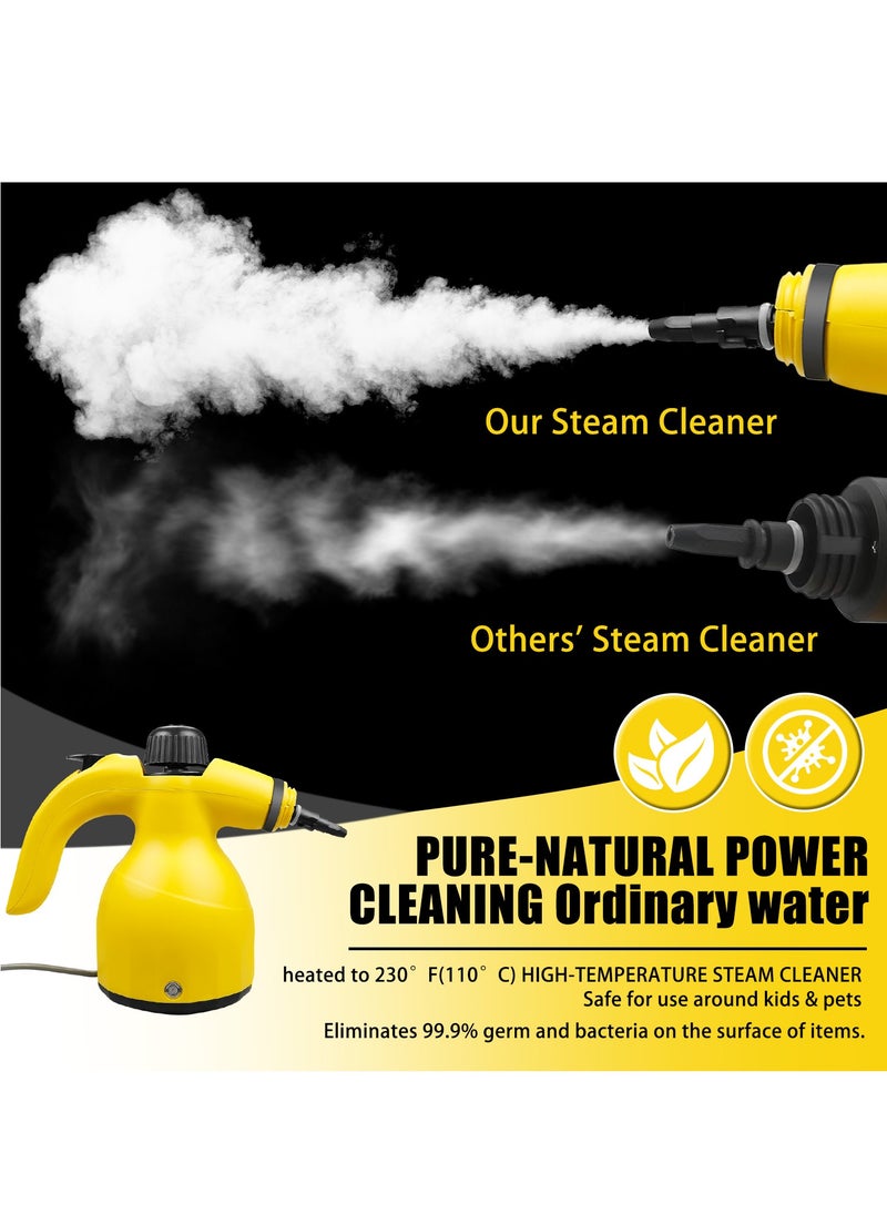 Necomi Portable handheld steam cleaner, multifunctional high pressure steam cleaner, high temperature pressurized steam cleaner for home kitchen, bathroom, car windows, sofa and so on.  - Image 4