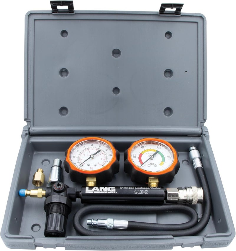 Lang Tools CLT-2 100 PSI Cylinder Leakage Tester with 2 Gauges, One Size - Image 2