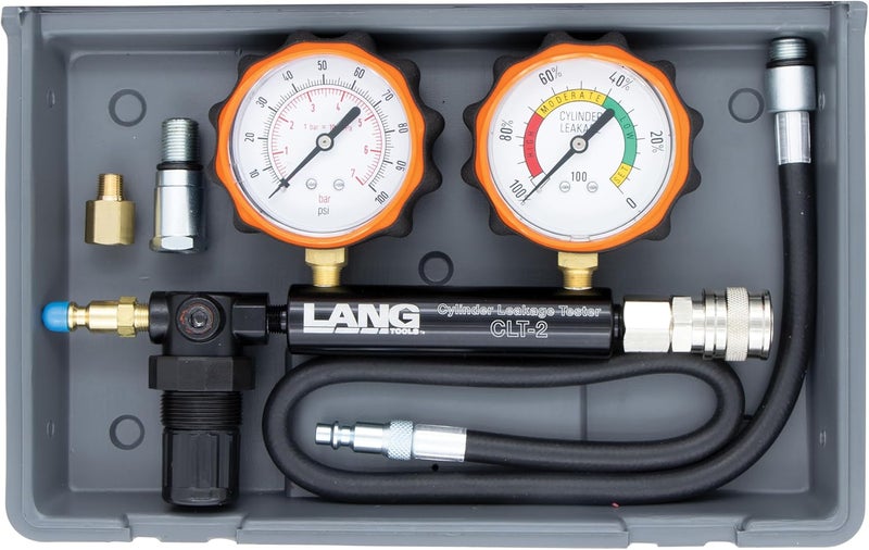 Lang Tools CLT-2 100 PSI Cylinder Leakage Tester with 2 Gauges, One Size - Image 3