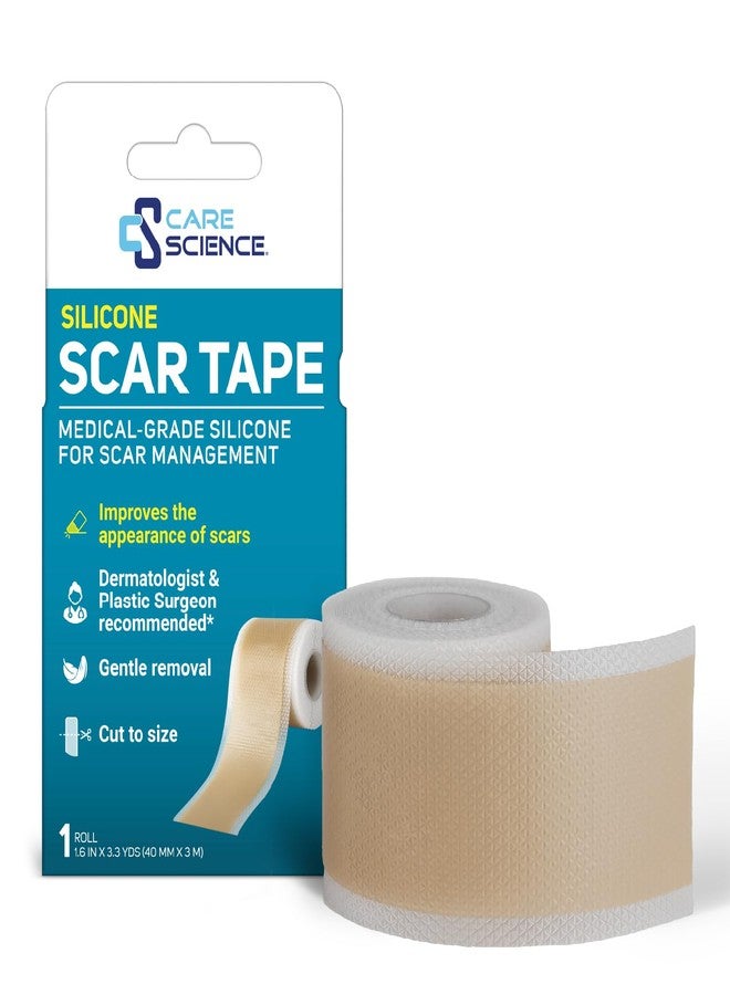 Care Science Silicone Scar Tape 1.6 x 120in 1ct | Scar Tape for reducing the appearance of scars - Image 1