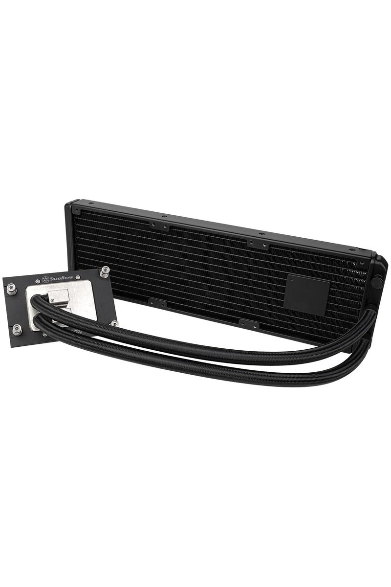 SILVER STONE XE360-TR5 360mm AIO Liquid CPU Cooler, AMD sTR5/SP6/sWRX8/TRX4 Compatible, 3x 120mm PWM Fans, Nickel-Plated Copper Water Block, Integrated Pump, 460mm Tubing, High-Performance Radiator for Workstations | SST-XE360-TR5 - Image 3
