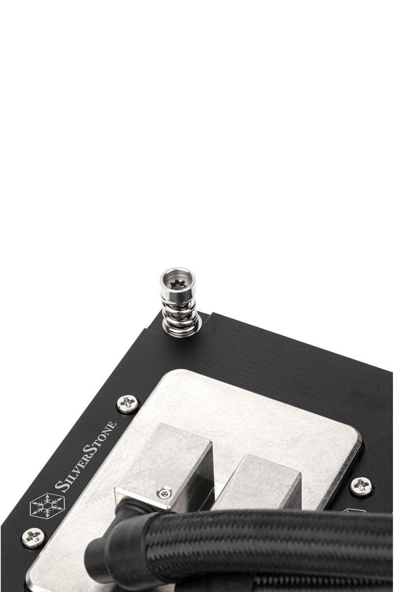 SILVER STONE XE360-TR5 360mm AIO Liquid CPU Cooler, AMD sTR5/SP6/sWRX8/TRX4 Compatible, 3x 120mm PWM Fans, Nickel-Plated Copper Water Block, Integrated Pump, 460mm Tubing, High-Performance Radiator for Workstations | SST-XE360-TR5 - Image 5