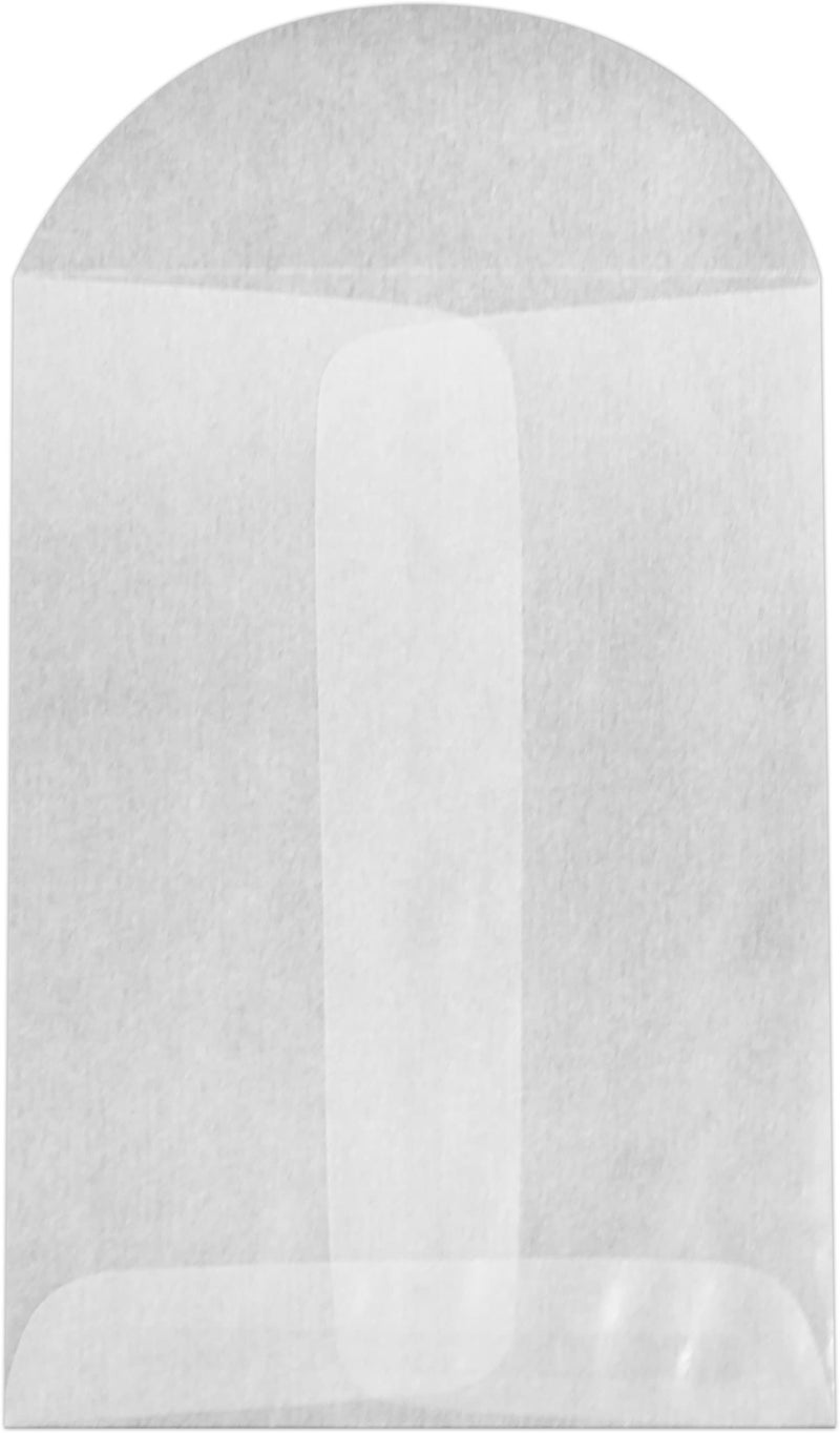LUXPaper #1 Coin Envelopes | 2 1/4" x 3 1/2" | Glassine | 30lb. Text | 50 Qty - Image 2