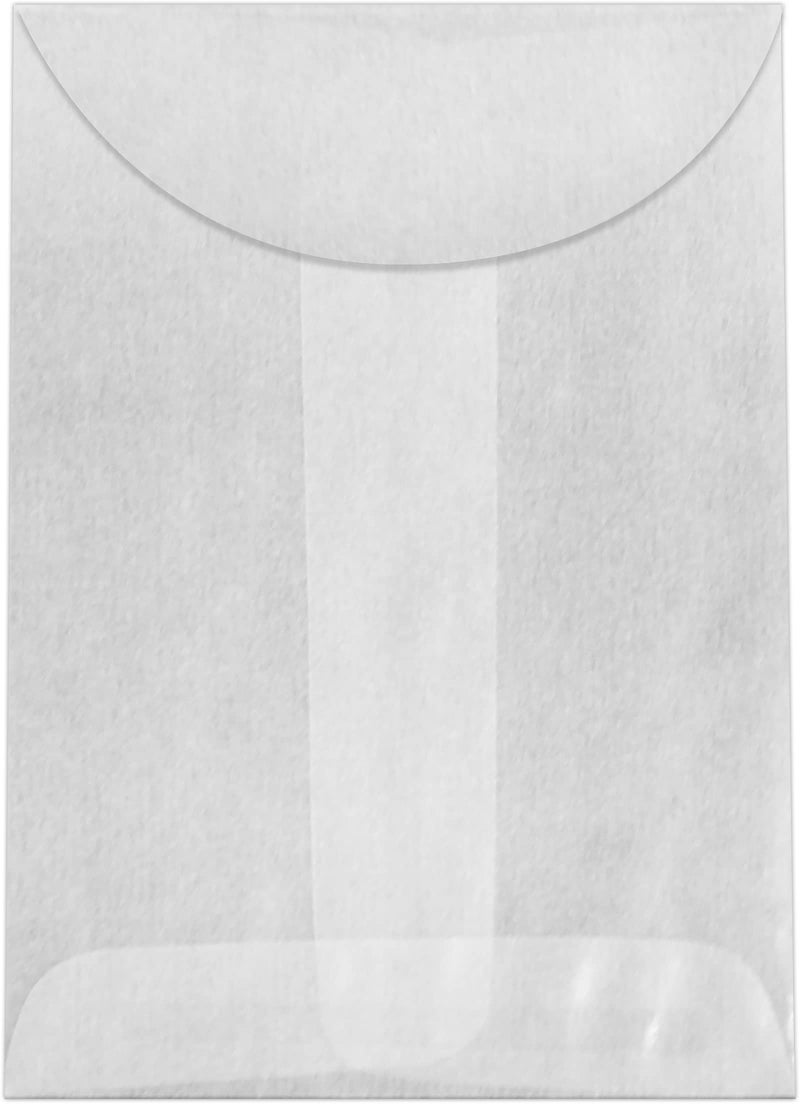 LUXPaper #1 Coin Envelopes | 2 1/4" x 3 1/2" | Glassine | 30lb. Text | 50 Qty - Image 1