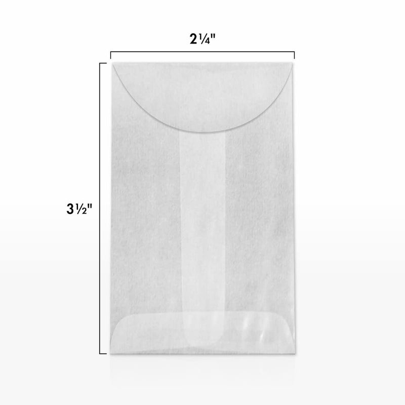 LUXPaper #1 Coin Envelopes | 2 1/4" x 3 1/2" | Glassine | 30lb. Text | 50 Qty - Image 3