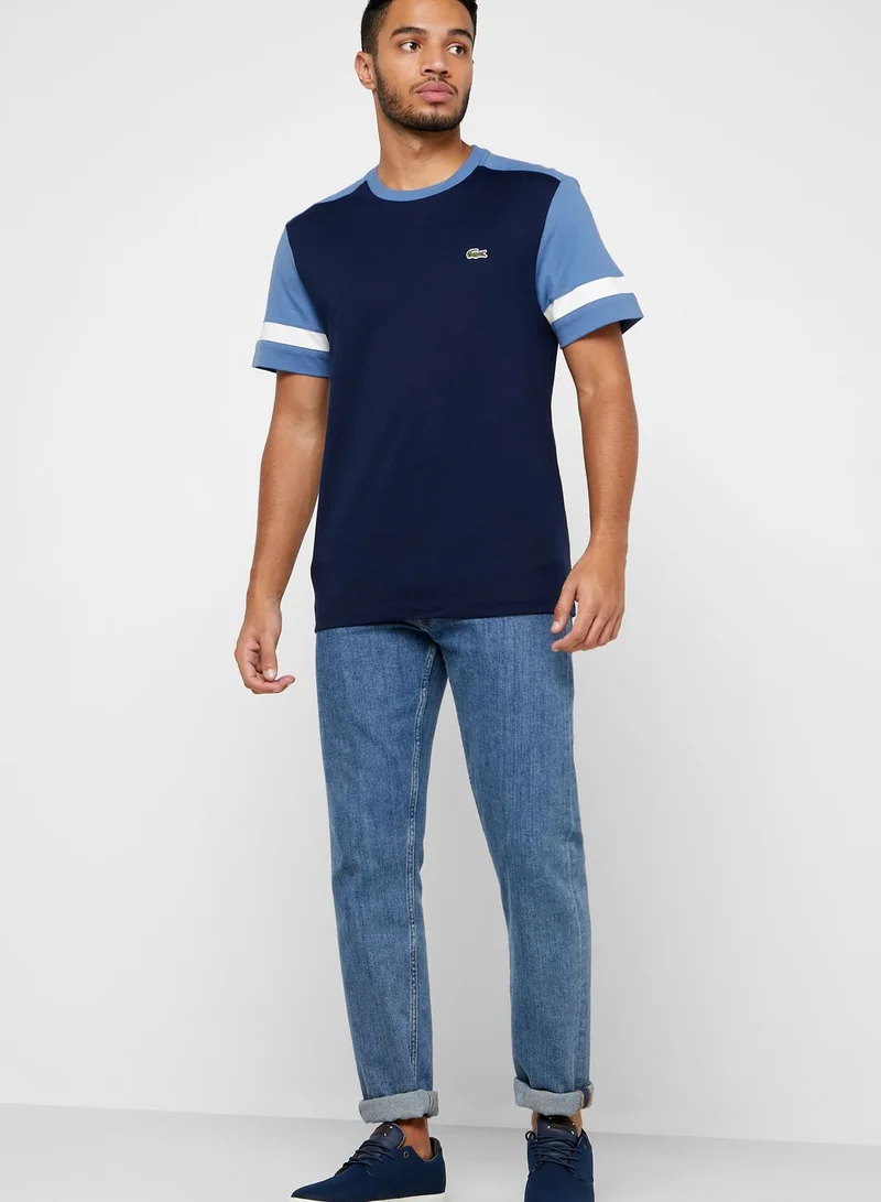 LACOSTE Raglan Crew Neck T-Shirt